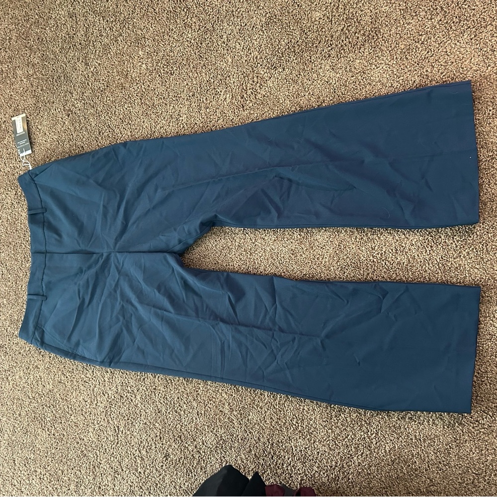 Chico's Blue Wide-Leg Pants